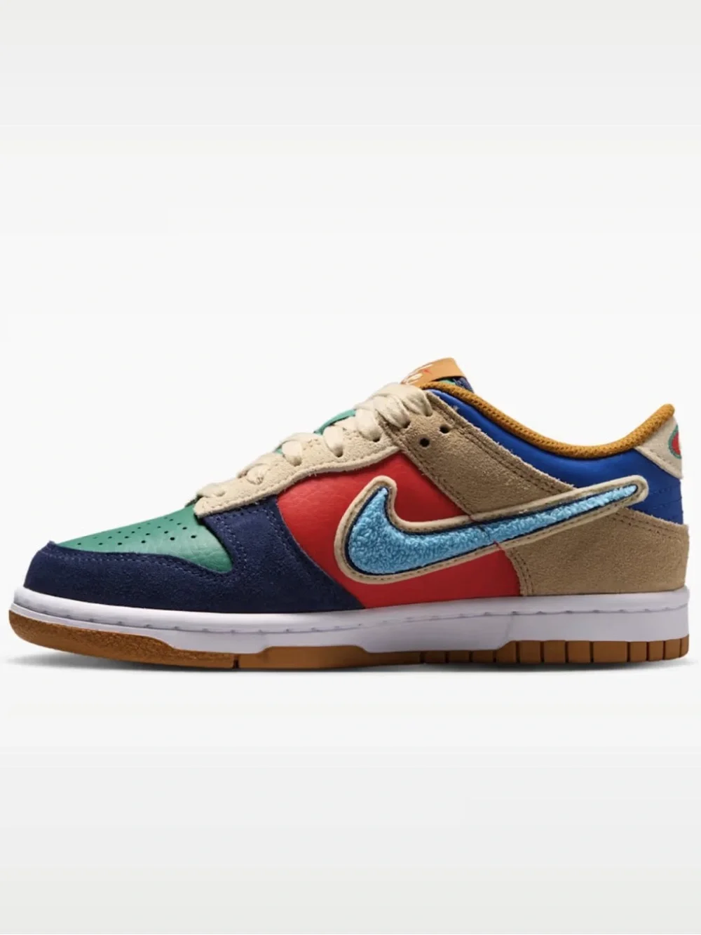 👖❤️🩵 Nike Dunk Low Patchwork 👖❤️🩵